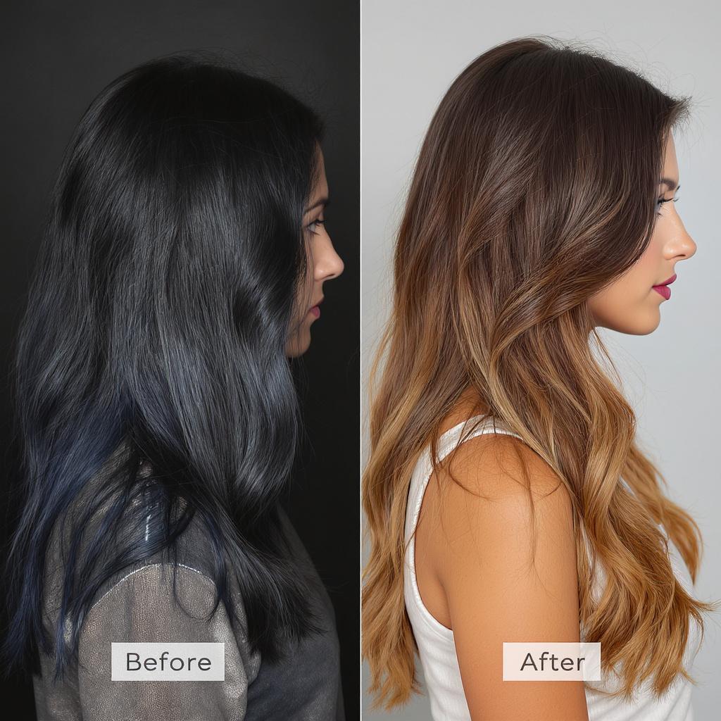 Before: grown out roots